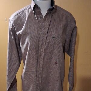 Tommy Hilfiger Men's Brown Plaid Shirt